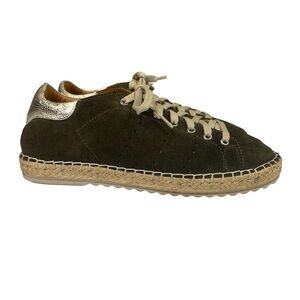 Bonavi Suede Espadrille Lace Up Sneakers Women's EU 39 US 8.5-9‎